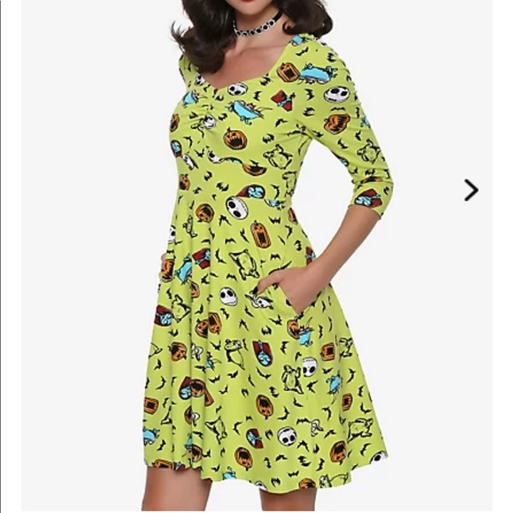 Disney Dresses & Skirts - Retro fit & flare nightmare before Christmas dress